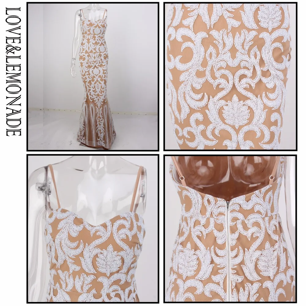 LOVE&LEMONADE  White / Nude Color Geometry  V