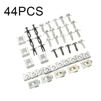 

Engine Set For BMW E46 Car Screws Under Cover Splash Guard Universal Replacement Durable