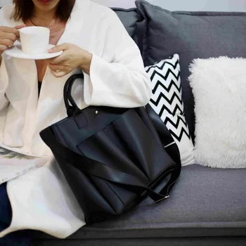 

Shoulder Bag Big Trunk Tote Ladies Crossbody Bags For Women Hot Sale New Pu Leather Bag Simple Handbags Women