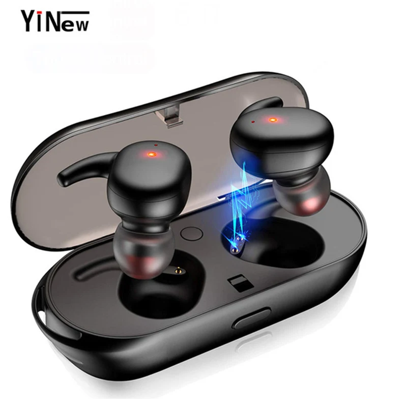 

T2C TWS Bluetooth 5.0 Earphone Touch Control Earphones Wireless Handsfree Earphones Portable Sport Earbuds Headset For Phone