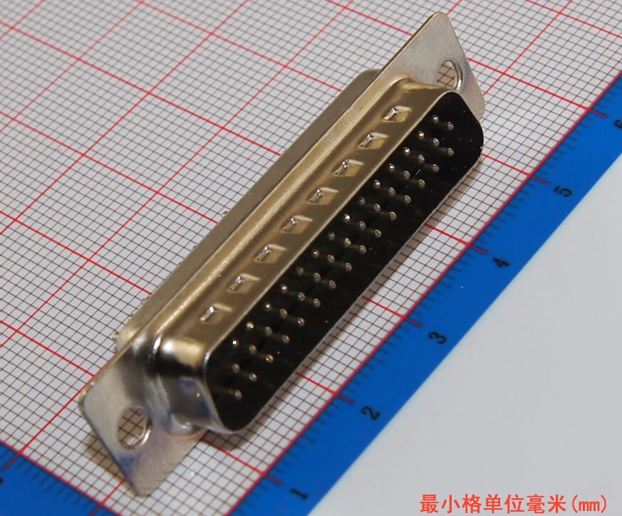 

50 Pcs New Serial Port D-SUB 44 Pin Male Solder Type Plug Adapter Connector 3 Rows DB44