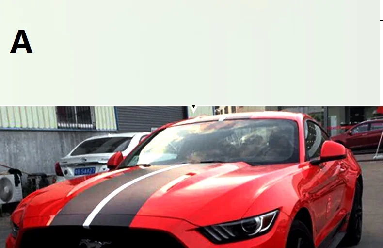 Подходит для Ford Mustang- модифицированный Карбон волокно специальная параллельная линия движение трек Lahua Наклейки Цвет Внешний ремень