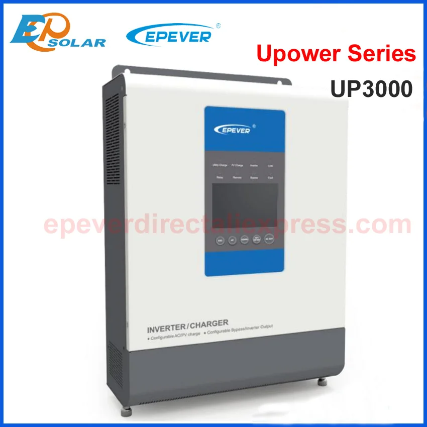 EPEVER UP3000-M2142 UP3000-M3322 24 В 48 В до 220 В/230 В чистая синусоида, инвертор питания и mppt контроллер гибридный