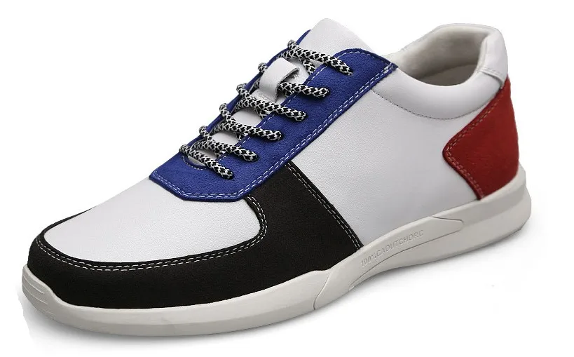 Men Leather Suede Increased within 7cm Sporting Sneaker Casual Elevator Shoes