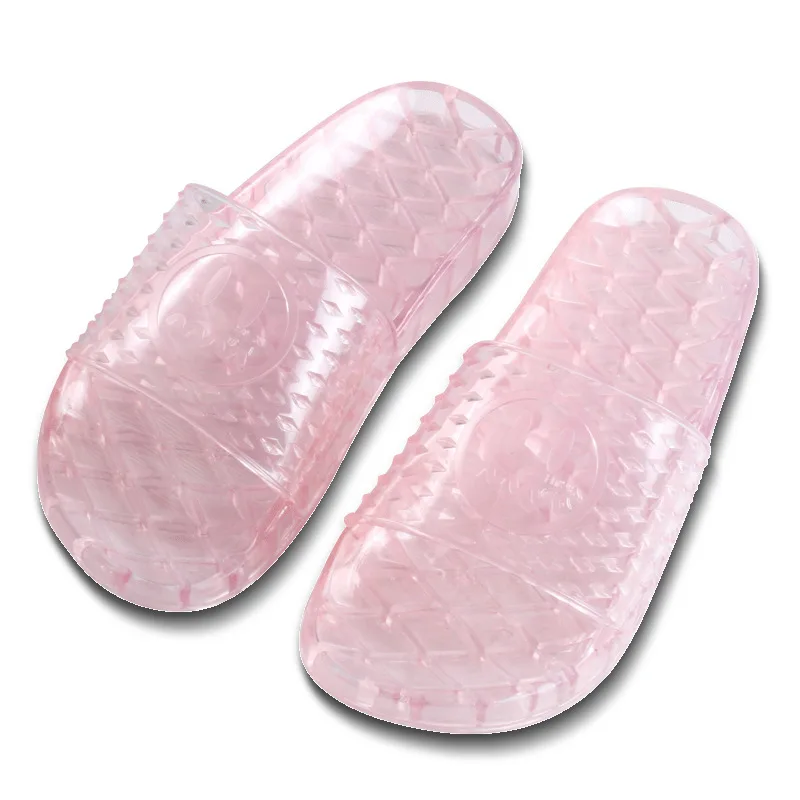 Летние женские тапочки домашние Нескользящие тапочки женские тапочки из ПВХ-желе прозрачные стразы, пляжные сандалии для женщин