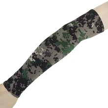 Камуфляжный охлаждающий руку рукава Защита от солнца УФ крышка Гольф Велоспорт велосипед Спорт с длинным рукавом руки теплые трикотажные изделия