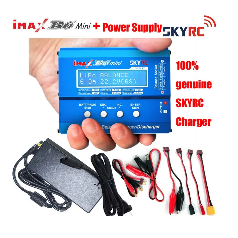 

SPECIAL SKYRC Original IMAX B6 Mini Digital Balance Charger For RC Helicopter Quadcopter Lipo NiMH Battery with Power Supply