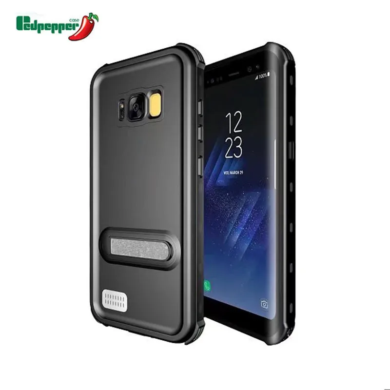 imágenes para Redpepper impermeable original de case para samsung galaxy s8 s8 más a prueba de golpes hermética al polvo cubierta del soporte bolsa de natación de buceo bajo el agua imágenes para Redpepper impermeable original de case para samsung galaxy s8 s8 más a prueba de golpes hermética al polvo cubierta del soporte bolsa de natación de buceo bajo el agua