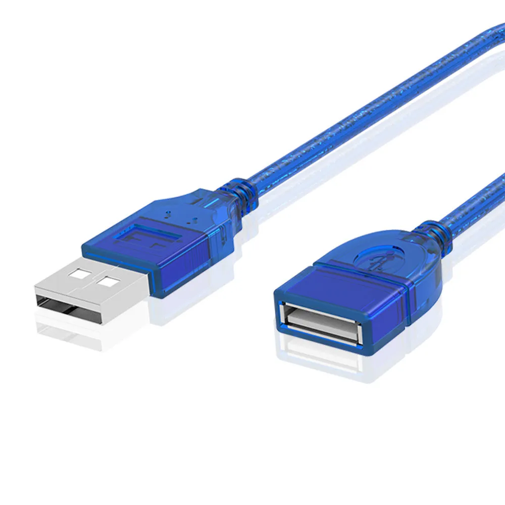 Высокое качество USB 2,0 A папа AM к USB 2,0 B Тип Женский удлинитель для принтера кабель USB2.0 кабель 0,3 м