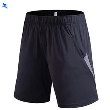 Мужские спортивные беговые шорты тренировочные футбольные теннисные тренировки для спортзала дышащие быстросохнущие уличные эластичные шорты для бега трусцой с карманом
