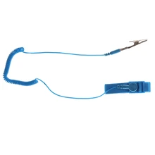 Регулируемый Антистатический браслет антистатический ударный Токосъемник многоразовый ремешок на запястье с провод заземления