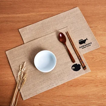 

New Japanese Tableware Cushion Cafe Western Restaurant Heat-insulated Tablemat Anti-scalding and Thickening Tablemat