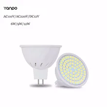 MR16 6 ваттов 9 ваттов 12 ваттов Светодиодный лампа AC110V 220 V DC12v 48 Светодиодный s 60 Светодиодный s 80 светодиодные прожекторы Кухня освещение в спальне отеля светодиодная лампада