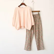 Flowers Pijama Feminino Inverno Pyjama Femme Pigiama Donna Pijama Set Pyjamas Women Pijamas Mujer Pajamas Night Suit Sleepwear