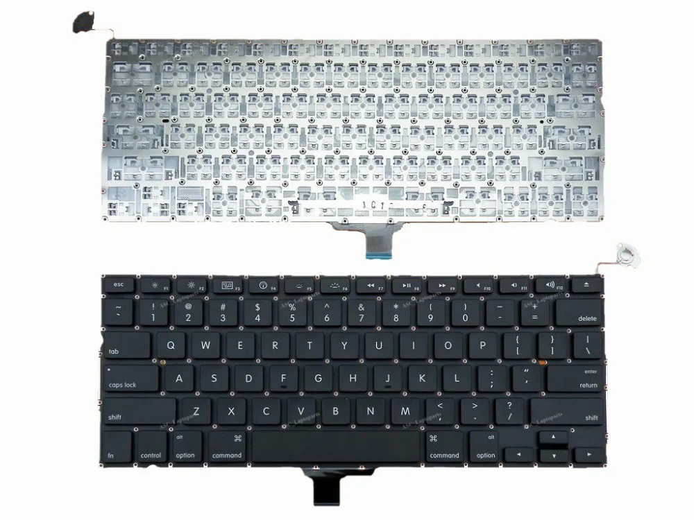 Новая английская Клавиатура США для Apple Macbook Pro 13 &quotA1278 2009 2010 2011 2012 ноутбук черный