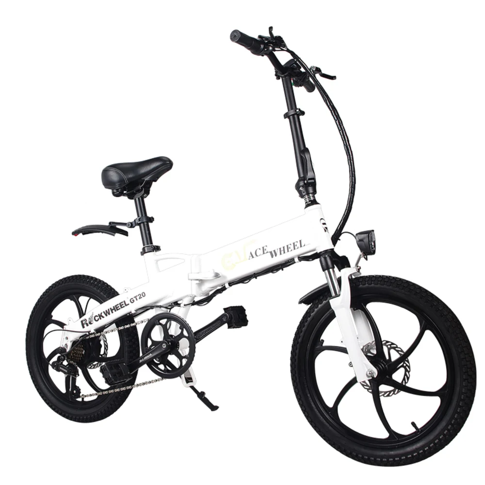 Flash Deal Europe Stock 20 Inch Electric Bike Magnesium Alloy Wheel 48v 10ah 350w Folding Electric Bike 7 Speed Gears 20" Folding Ebike 4