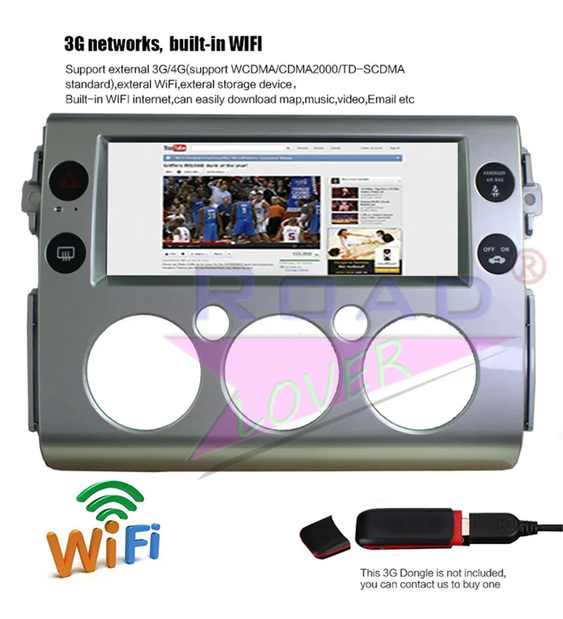 car multimedia For Toyota FJ 2017