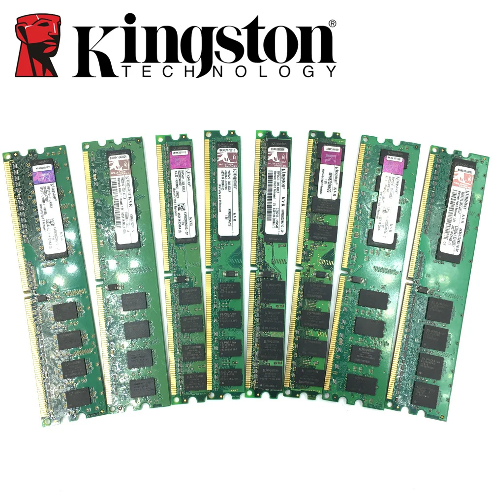 Kingston настольных ПК памяти Оперативная память Memoria модуль DDR2 800 667 мГц PC2 6400 1 ГБ 2 4 8