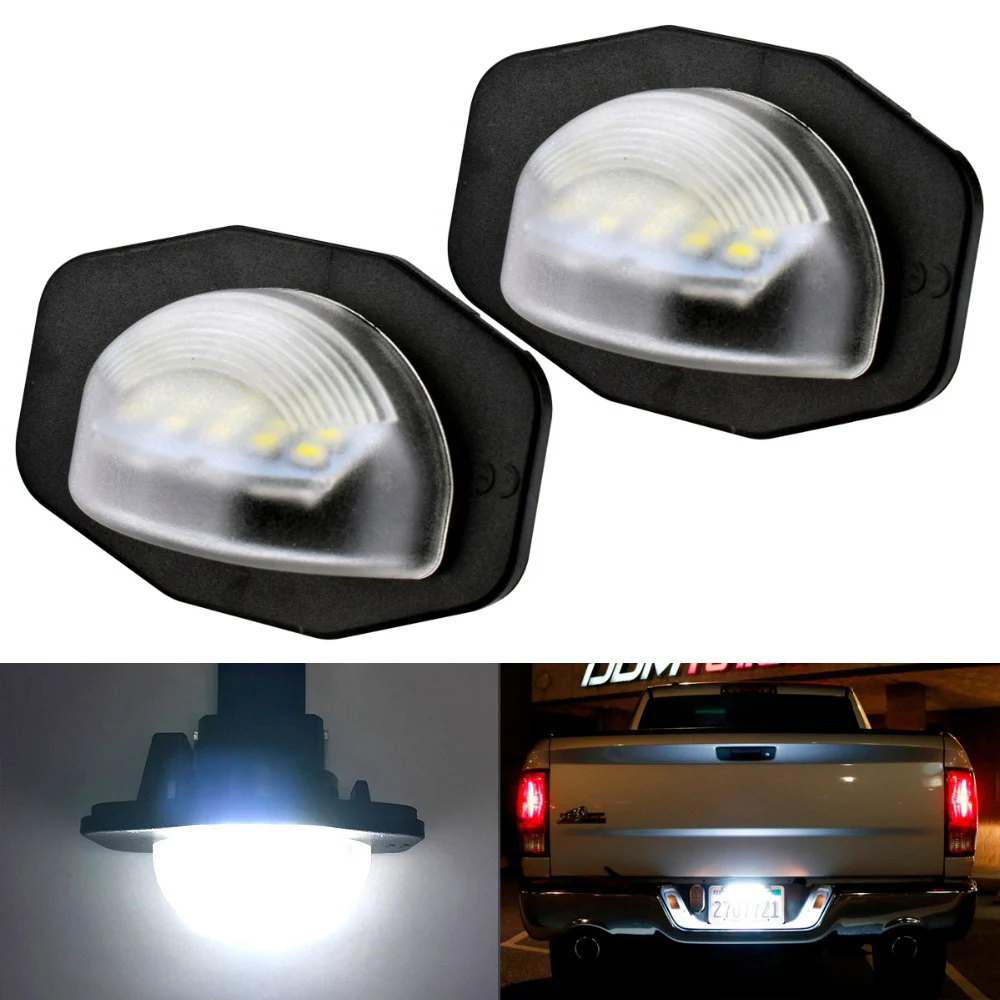 2pcs Car Led Number License Plate Light 12V For Corolla Alphard Auris Wish Sienna Urban Cruiser Car Styling Auto Accessories