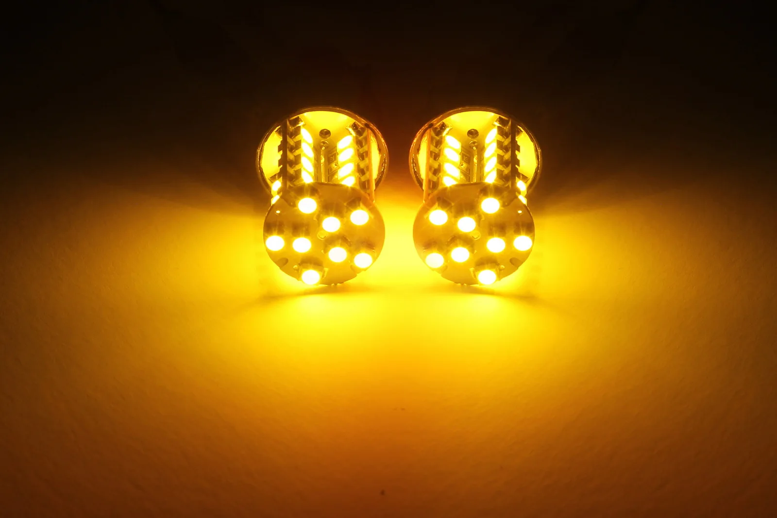 ANGRONG 2 X LED 7443 582 580 W21/5 Вт лампа Sidelight задний стоп сигнал DRL 12В Янтарный|Сигнальная