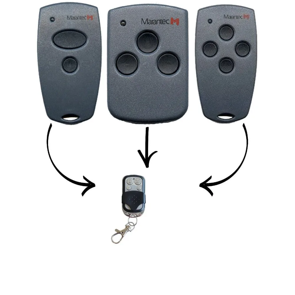 

Marantec D302/D304/D313 Compatible Garage/Gate Remote Digital/Comfort Cloner fixed code 433.92mhz for car alarm remote ...
