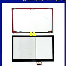 Новинка для acer Aspire V5-571 V5-571P V5-571PG V5-531P серии V5-571P-6429 V5-571P-6408 цифрователь для сенсорного экрана+ ободок крышки, черный