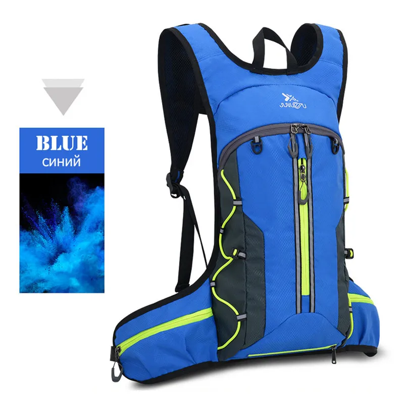 Спортивные 18L Для мужчин Для женщин кроссовки для бега жилет рюкзак уличный нейлоновый Для мужчин для марафона, велоспорта сумки для походов бег аксессуары - Цвет: Blue