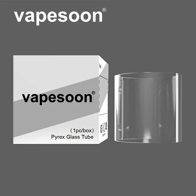 

Original vapesoon Replacement Pyrex Glass Tube for SMOK TFV4 mini Tank 22mm diamter 4ml Atomizer