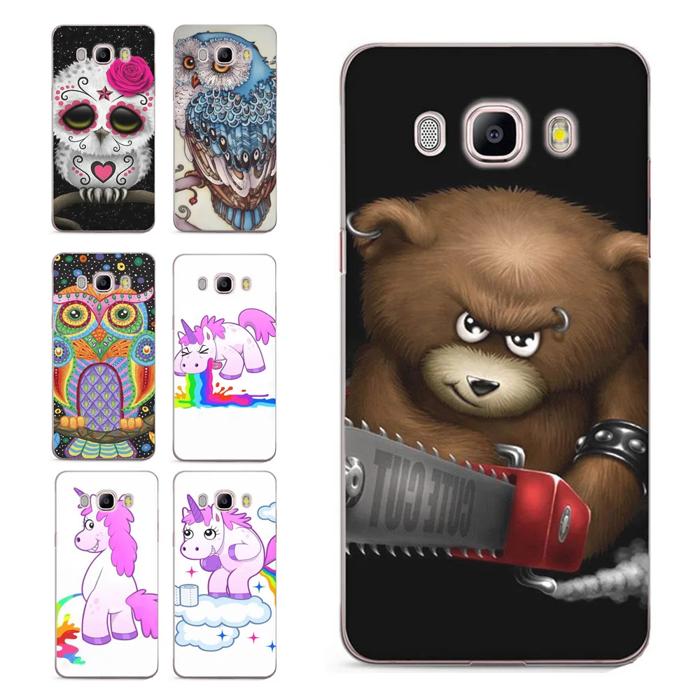 For Samsung Galaxy A3 A5 2016 2017 prime J1 J2 J3 J5 J7 G530H S8/plus Note 8 Unicorn Painted Clear Soft TPU Silicone Case C038 |