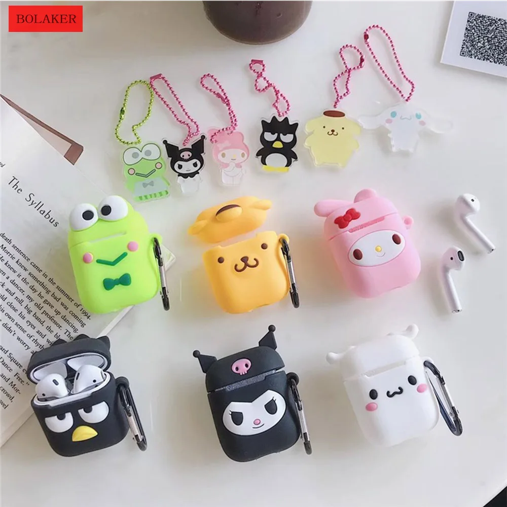 

Cute girl heart pudding dog for airpods wireless Bluetooth headset case