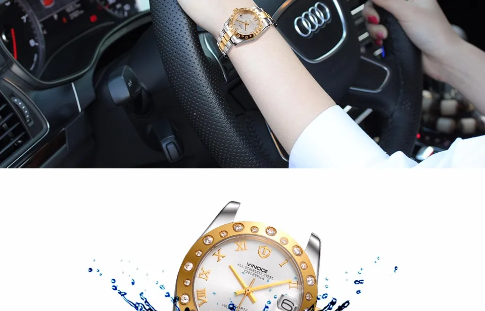 Роскошные Брендовые женские кварцевые часы женские часы модные розовые золотые кварцевые часы женские стальные Наручные часы Relojes Para Mujer