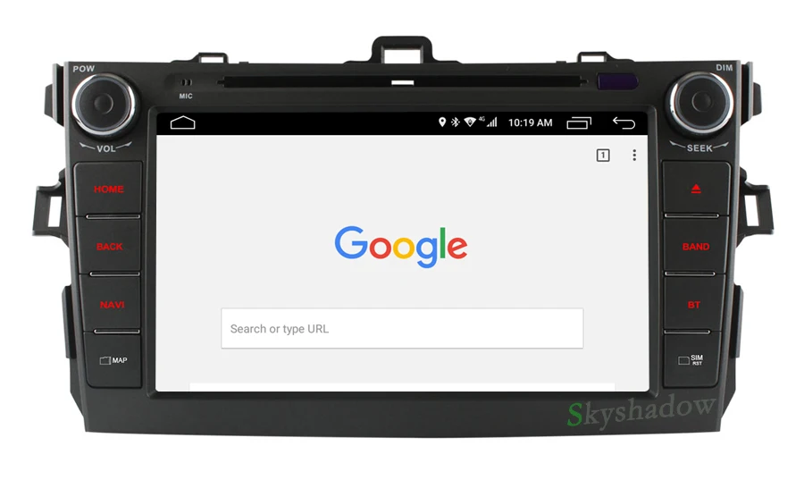 Cheap C500 8" Android 6.0 Quad Core 2GB RAM Car DVD Player for Toyota Corolla 2007- 2010 2011 GPS Map RDS Radio 4G LTE SIM Bluetooth 10