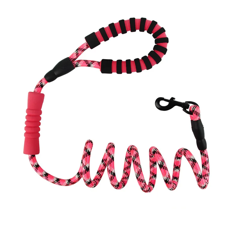 

Reflective Pet Dog Leash Training Running Rope Nylon Durable Elasticity Safety Leash Pet Rope for Small Medium Large Dogs 180cm