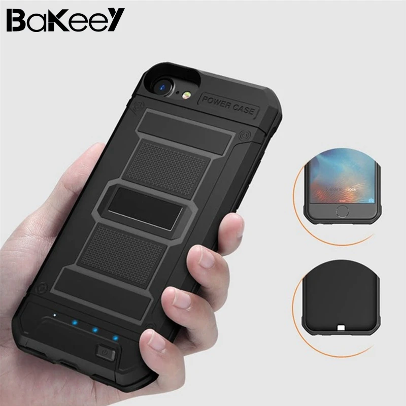 

Bakeey for iPhone 6/6s/7/8 3000mAh Battery Case Rechargeable Power Bank Backup Cover Case External Battery Charger Case Cover