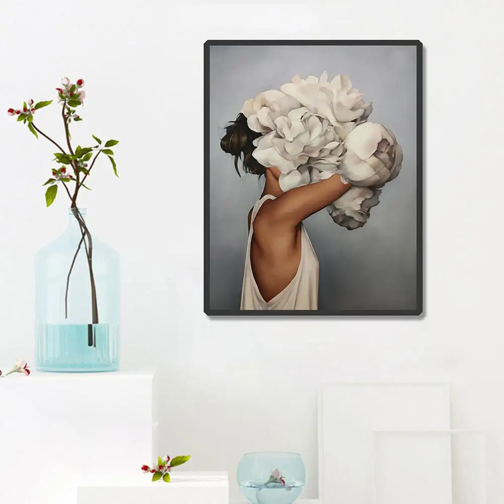 

Modern Figure Unframed Canvas Print Painting Home Cafe Wall Art Hanging Decor