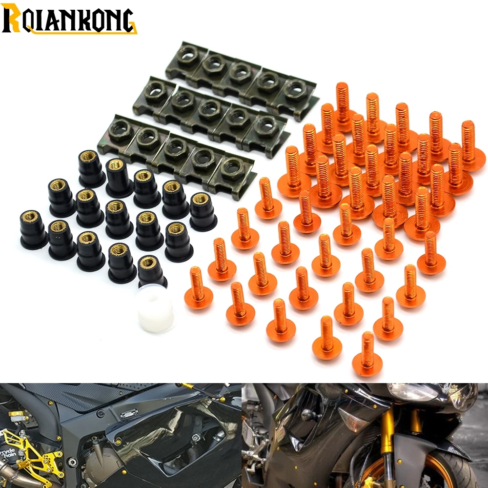

Motorcycle Fairing Bolts and Windscreen Bolt For SUZUKI GSXR600 GSXR750 GSXR1000 GSX-R 600 750 1000 1300