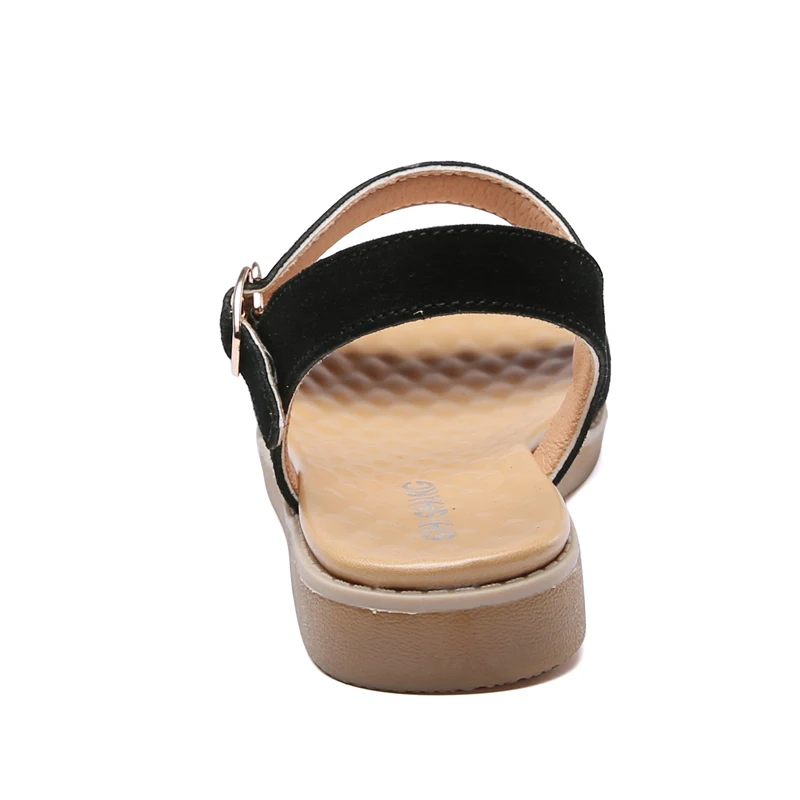 Для женщин лето натуральная женская кожаная обувь модные сандалии Модная обувь на платформе женские шлепанцы Дамская обувь Пряжка n970