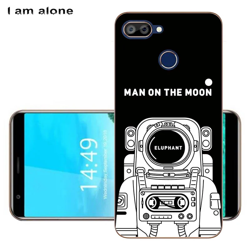 Чехлы для телефонов I am alone для Oukitel C11 Pro, 5,5 дюймов, черный мягкий термополиуретан, Модные Цветные Чехлы для мобильных телефонов Oukitel C11 Pro