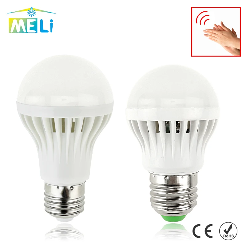 

LED E27 Bulb Sound Sensor Lampada LED Smart Light For Stairs Or Doorway Lighting 220V 3W 5W 7W LED Voice Sound Control Bulb