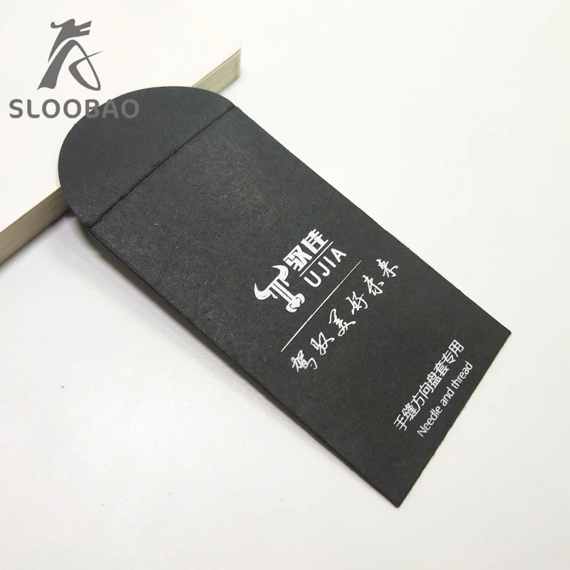 

Customized envelope/hang tag/paper tags Rigid cardboard packaging Button pocket credit card for garment clothes/bags/cards/gifts
