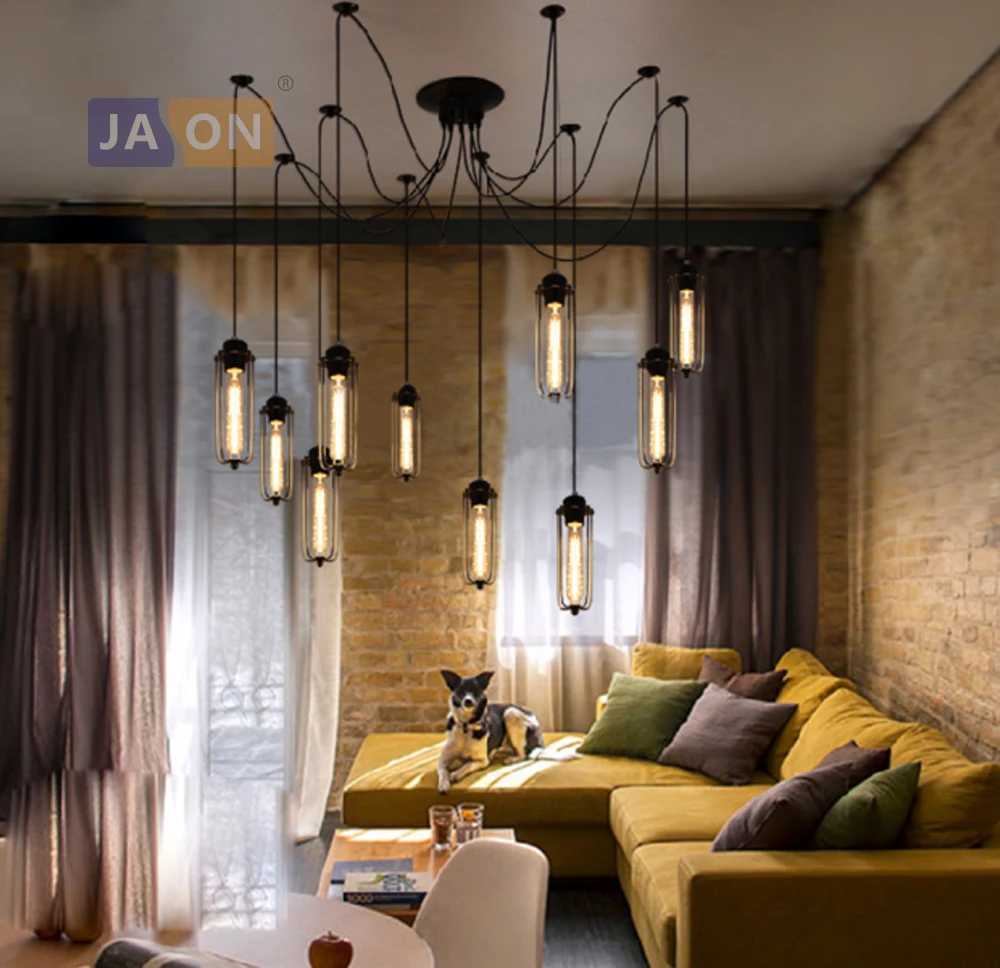 

e27 Edison Loft Industrial Iron Glass LED Lamp LED Light.Pendant Lights.Pendant Lamp.Pendant light For Dinning Room Store Bar