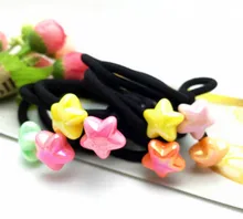 free shipping 2017 New hair circle AB color beads beating hair rope rubber band