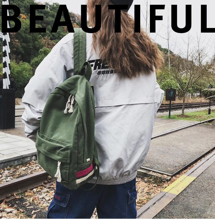 Menghuo Vintage Canvas Women Backpack Fashion Travel Backpack for Teenager Girls Student School Bag Casual Rucksack Female 2019_01