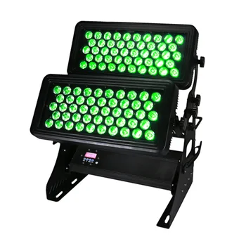 Kopen Outdoor High Power RGB Par Licht Dubbeldeks Ultra Helderheid Kleur LED Flood Licht Waterdicht Wash Wandlampen Landschap lamp