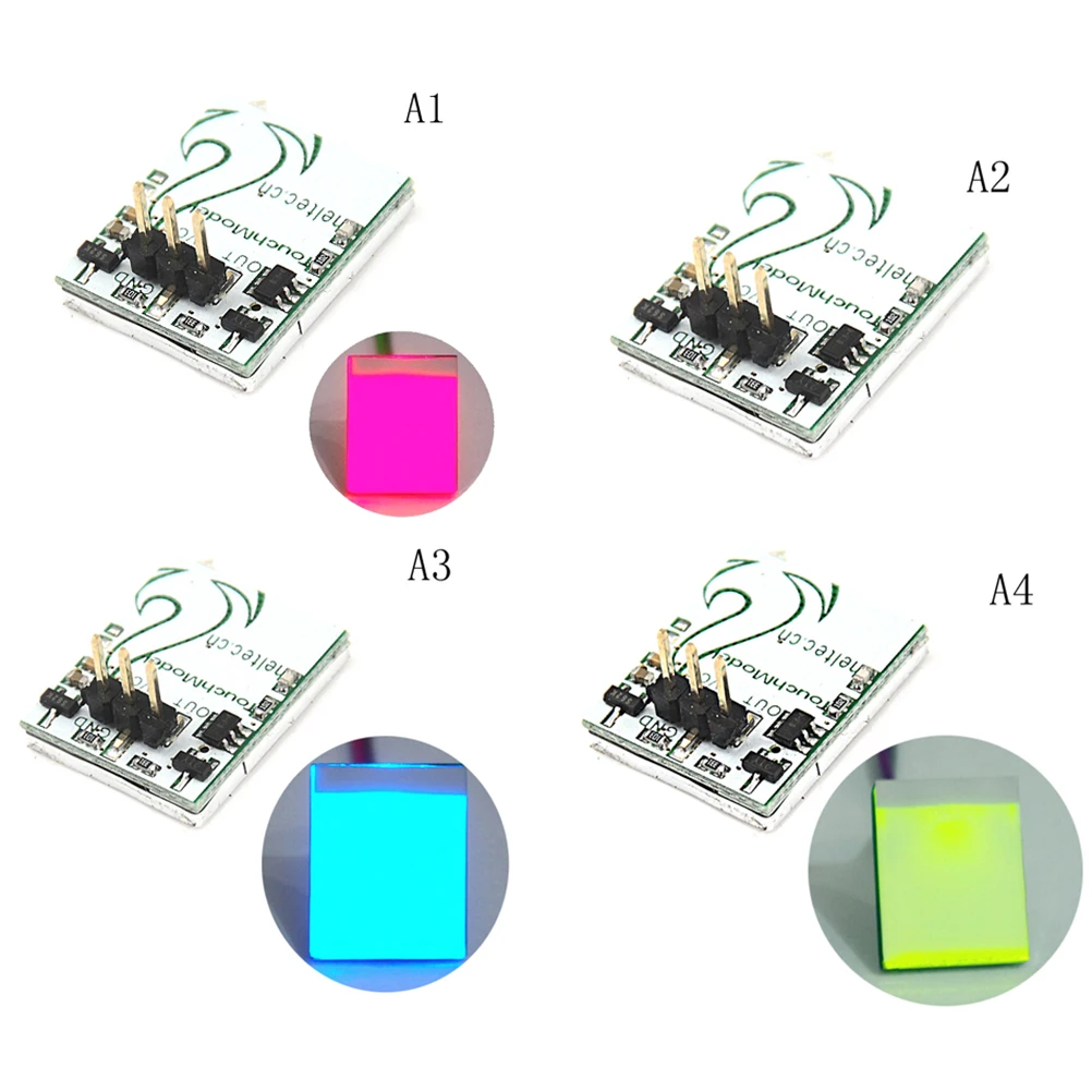 

1PCS High Quality HTTM Series Capacitive Touch Switch Multi Color Button RGB LED Sensor Switch Module