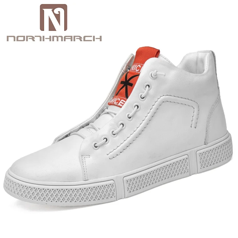 

NORTHMARCH Big Size 36-47 Winter Men Shoes Genuine Leather Fashion Sneakers Flat Shoes Men Scarpe Uomo Casual Chaussure Homme