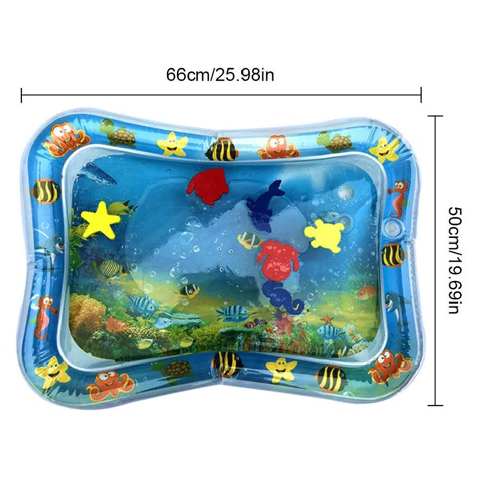 Esteira do Jogo Água para Recém nascidos do Bebê Bebê Engatinhando Tapete Inflável da Água Playmat Criança Almofada Almofada Almofada Almofada Jogar Dropshipping 8 esteira playmat almofada da criança almofada do
