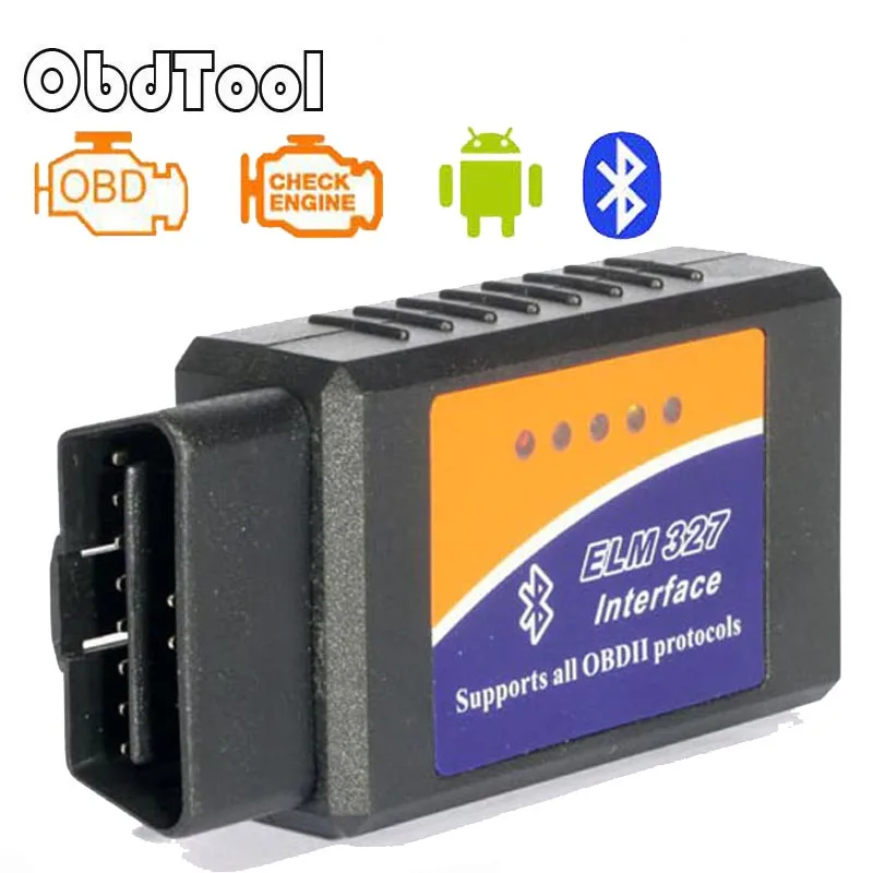 

OBDTOOL Code Reader Super Mini ELM327 Bluetooth Odb2 Scanner ELM 327 Bluetooth Smart Car Diagnostic Interface ELM327 V2.1 Scan