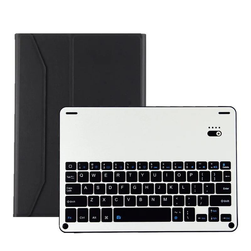 

For Ipad Pro 12.9 2018 Case Aluminum Alloy Split Bluetooth Keyboard Detachable Keyboard Leather Cover Tablet Gadget A1876 A2014
