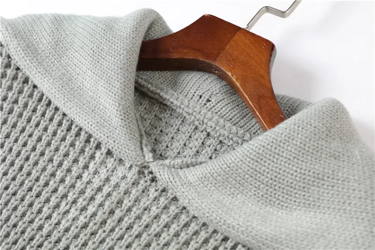 Hiver Chandail Tricoté Femelle Marine Vert Lâche Revers Femmes S F1087 Col Nouvelle Bd10q6zB